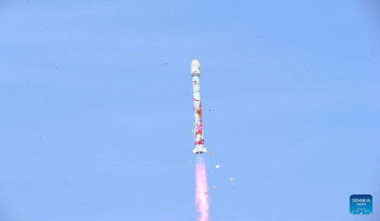 China's commercial rocket sends six satellites into space