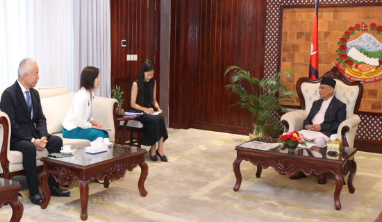 Japanese Parliamentary Vice-Minister for Foreign Affairs calls on PM Oli
