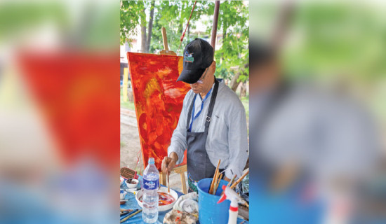 Himalayan Art Camp begins in Patan