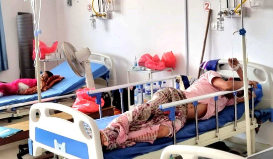 Separate burn ward set up  in Bheri Hospital