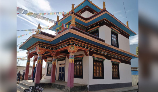 Reconstruction of monasteries in Sindhupalchowk nears completion