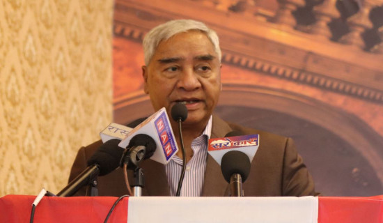 Regmi's contributions should be reached out to the people-President Deuba