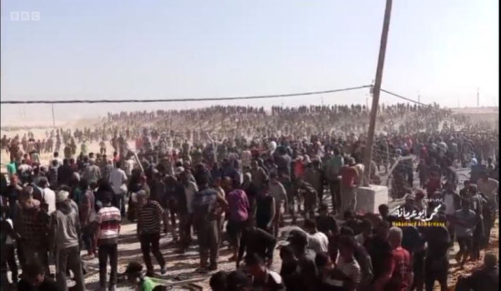 Crowds overrun US-backed group's new aid distribution site in Gaza