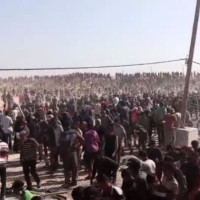 Thousands of counter-protesters rally after riots
