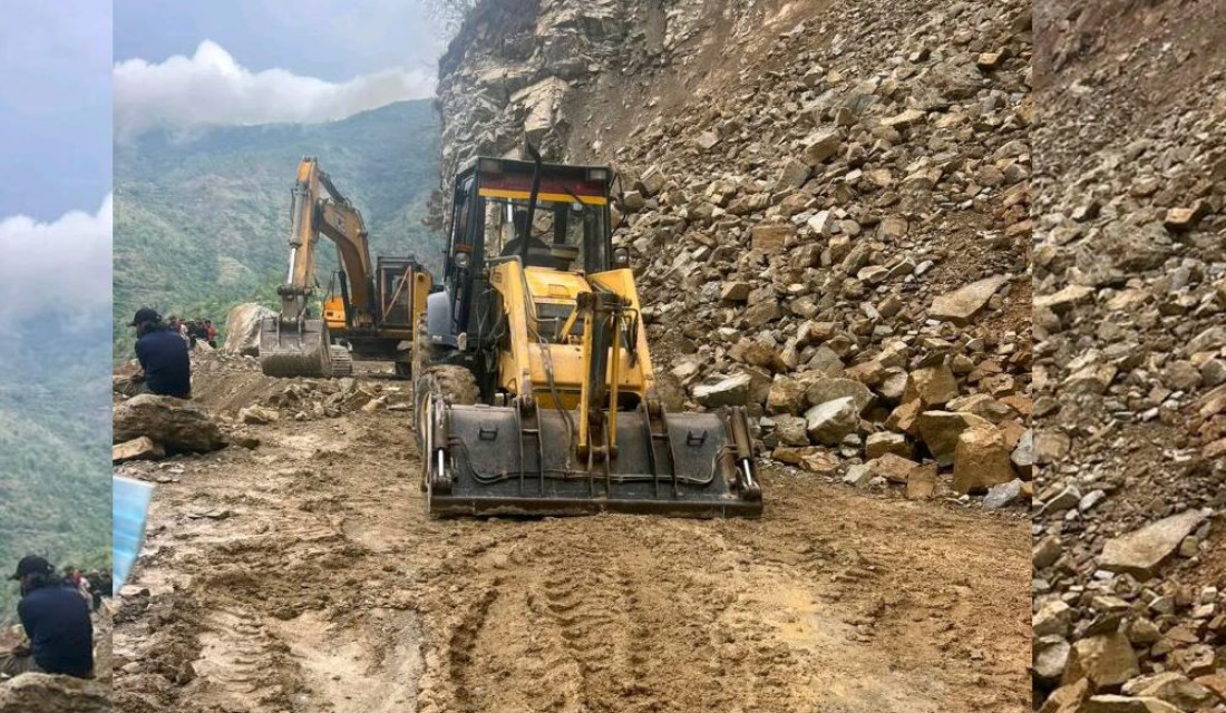 Traffic resumes on Rapti Highway