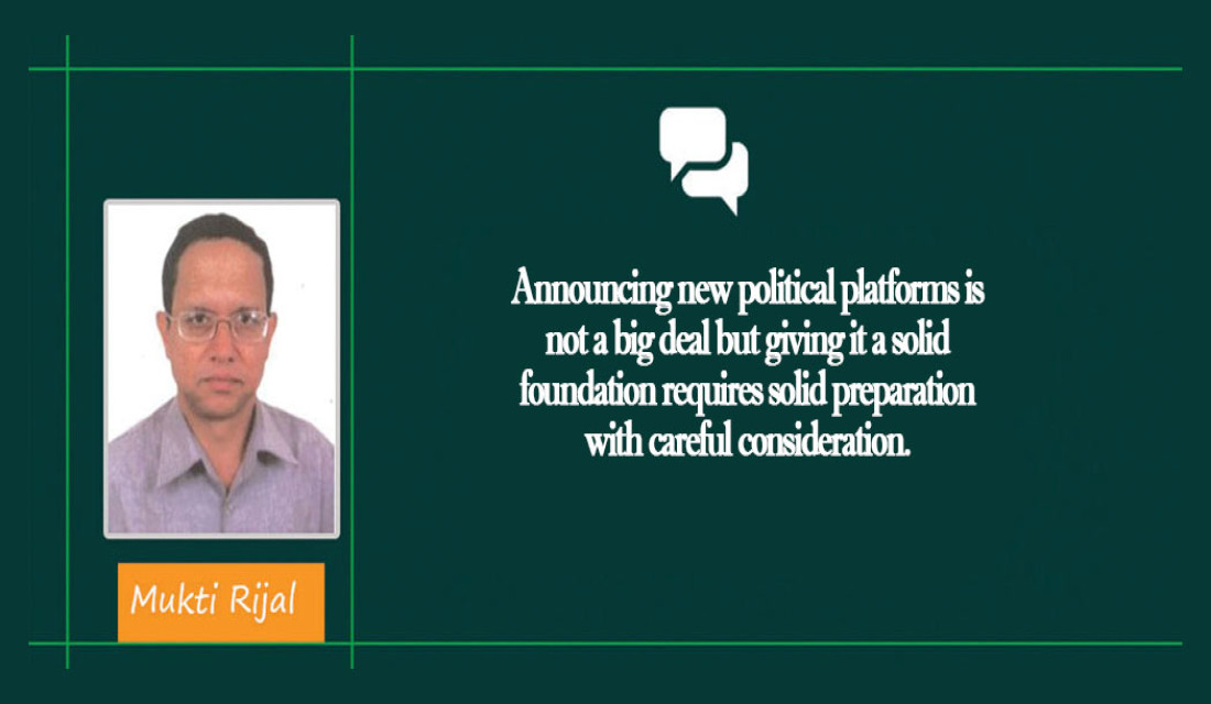 Alternative Politics In Teething Trouble