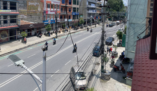 Public transport service disrupted in Gandaki Province