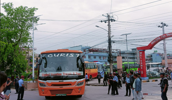 Public transport halt cripples daily life in Gandaki Province