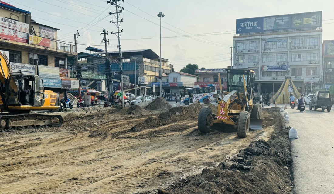 Butwal–Narayangadh Road one-way blacktopping at final phase
