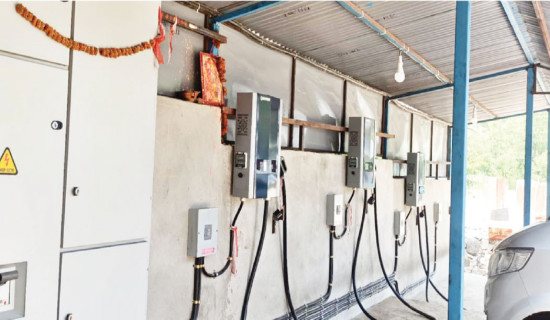 EV charging station comes into operation in Kathmandu