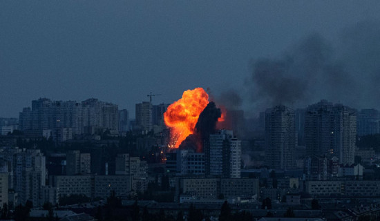Russian missile kills 3 in Ukraine capital Kyiv