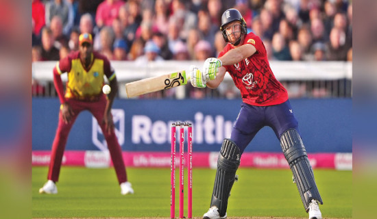England beats West Indies in T20 series opener