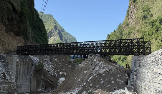 Bailey bridge fixing works intensified in several places