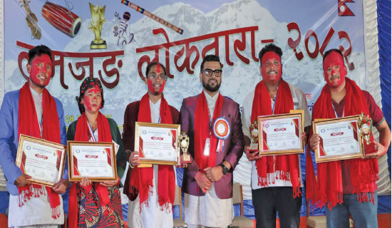 Man Bahadur Gurung wins Lamjung Lok Tara