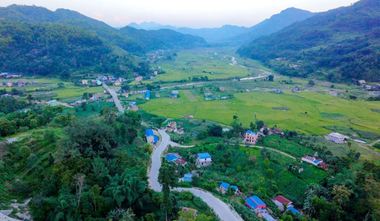 View from Ranitari, Tanahun