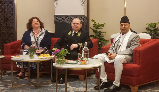 Vice President Yadav attends reception