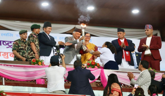 Schools major foundation for production of sportspersons: President Paudel
