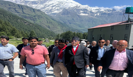 Nepal should receive compensation for climate change impacts: Prachanda