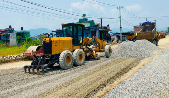 Three roads being constructed with WB support in Pokhara