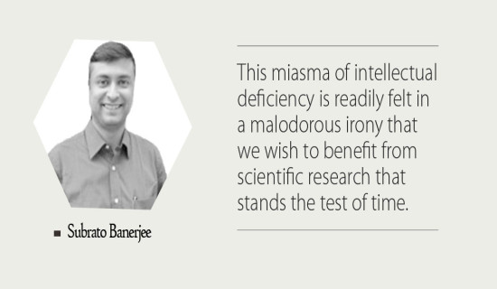 Science Is Not For Immediate Gains