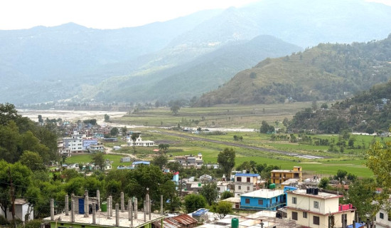 Sanfebagar Airport and Budhiganga River