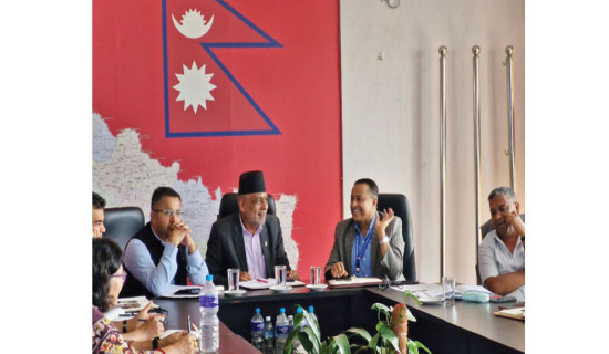 Minister Adhikari stresses on budget implementation