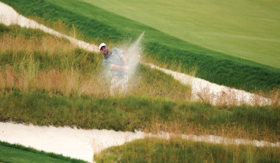 Sam Burns leads US Open golf
