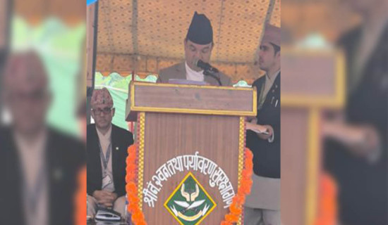 Minister Shahi pledges to implement master plan in interest of Chure community
