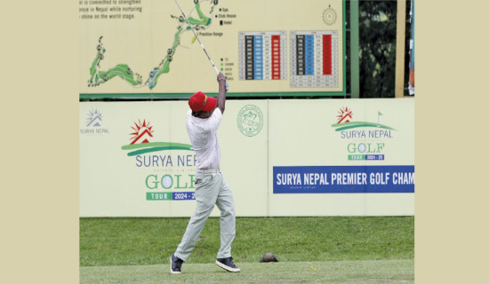 Rabi Khadka takes early lead at Surya Nepal Premier Golf Championship
