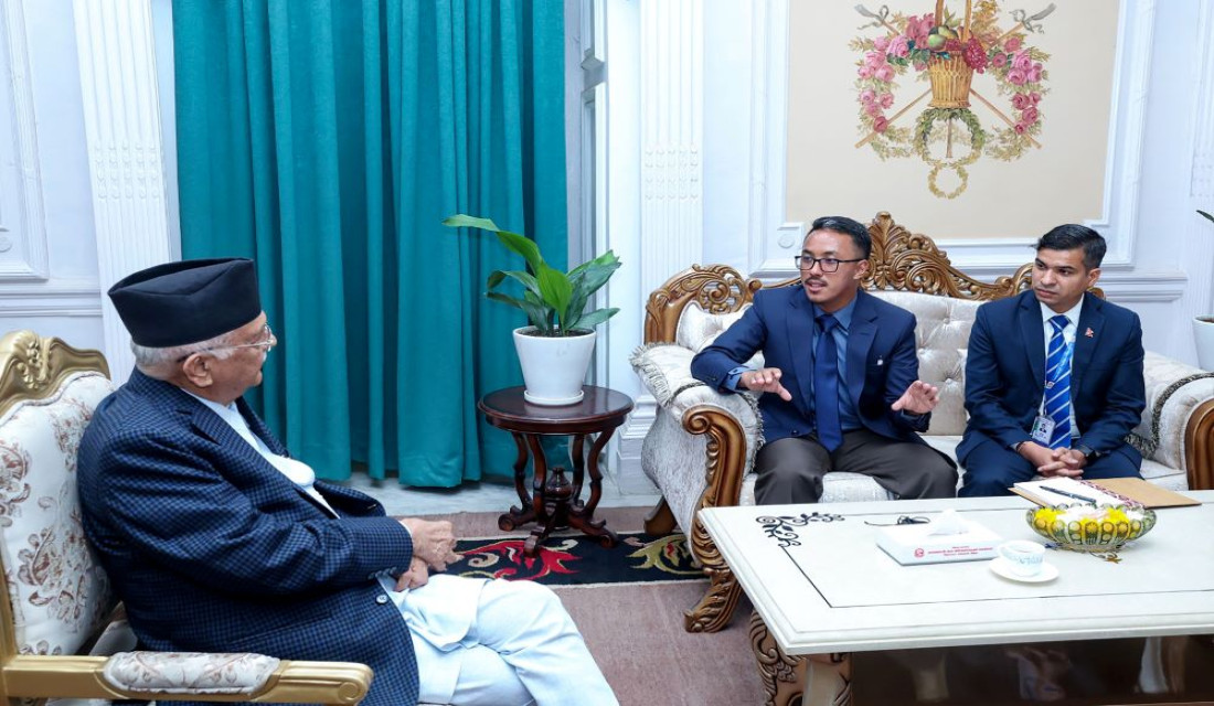 MIT's scientist Sherpa calls on PM Oli