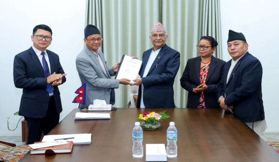 Achieving nation's prosperity is goal set by constitution and republic: President Paudel