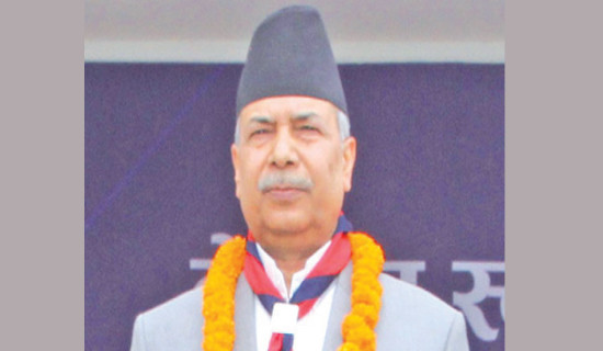 VP Yadav Laudes Role of Nepal Scouts
