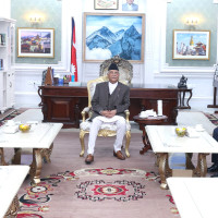 President inaugurates newly constructed building of Hetauda hospital