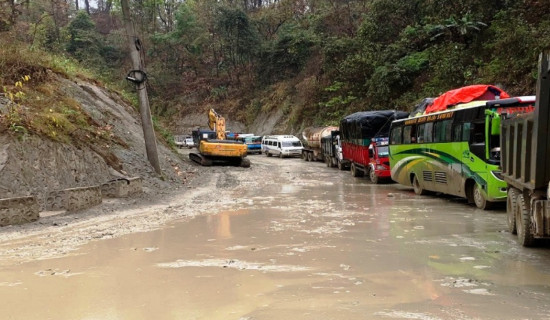 Vehicular movement at Narayangadh-Butwal section restricted for 10hrs daily