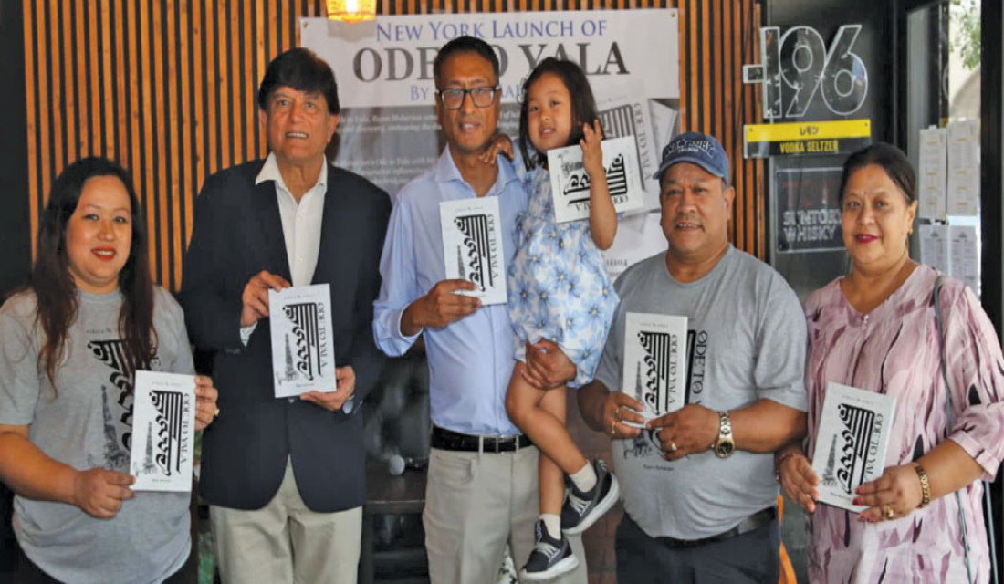 Maharjan's 'Ode to Yala' launched in USA
