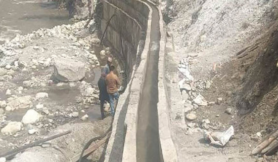 Reconstruction of irrigation canals gains pace in Jumla