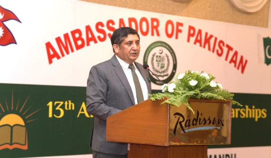 Pakistan to expand cooperation at all level of education in Nepal: Amb Hashmi