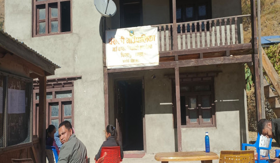 Humla locals climb trees to find mobile signals