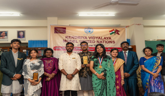 Kendriya Vidyalaya organizes intra-school Model United Nations