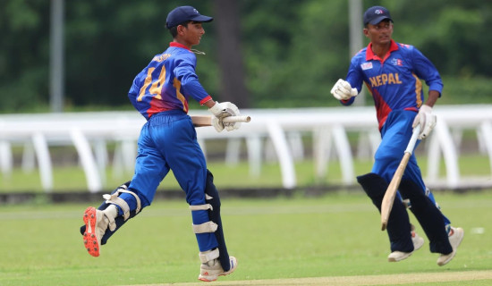 Nepal defeats Bhutan by 298 runs to enter semi-final
