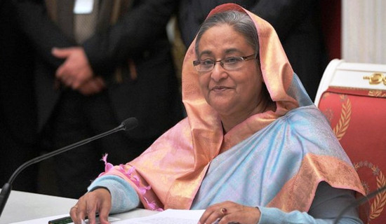 Sheikh Hasina sentenced to six months in jail