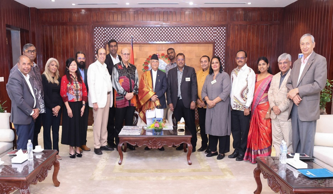PM Oli, Malaysian businesspersons discuss investment potential in Nepal