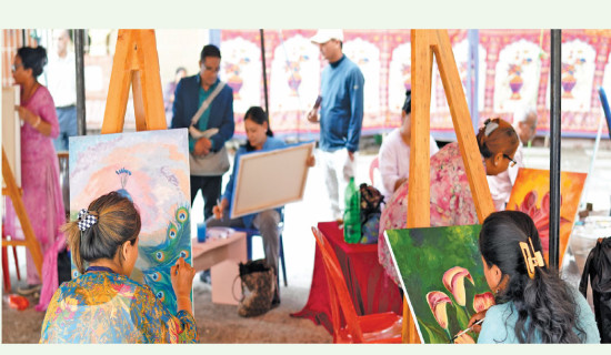 Art teachers honoured at Shaheed Shukra School