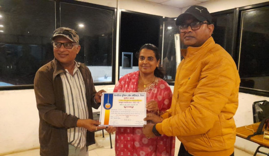 Gorkhapatra journo Bhandari receives international honour