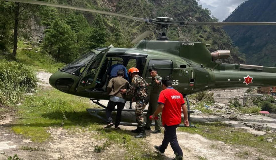 Rasuwagadhi flood: NA rescues 23 people