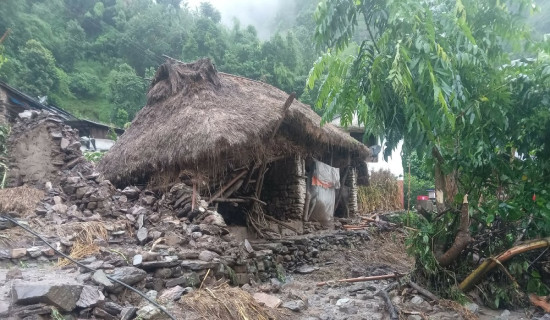 Flood sweeps away power house of a hydro project