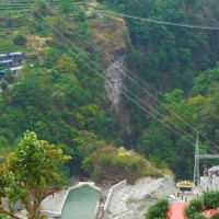 Concrete bridge at Dolpa