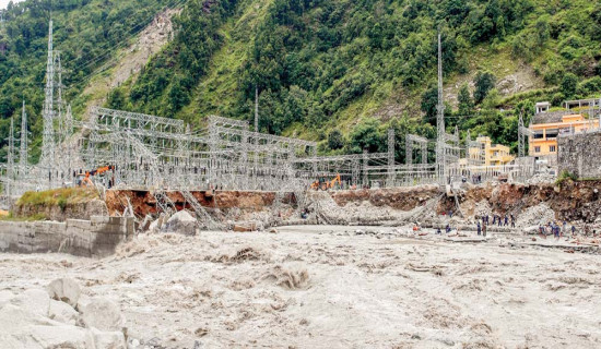 Rasuwagadhi flash flood attributed to glacial lake outburst