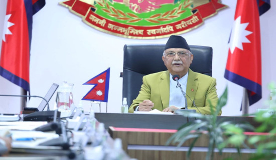 Chinese spiritual leader Yinshun pays courtesy call on Vice President Yadav