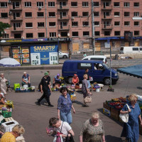 Russian drones damage a maternity hospital